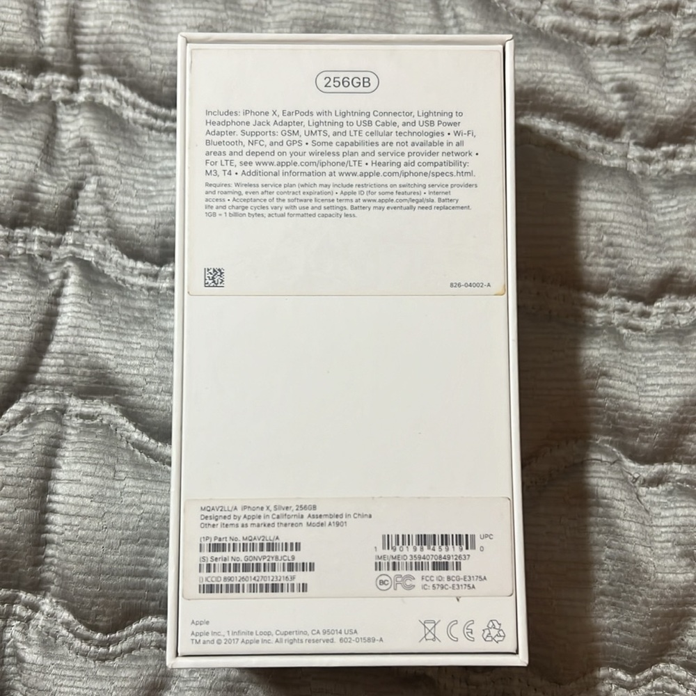 Apple iPhone X Box - Picture 2 of 6